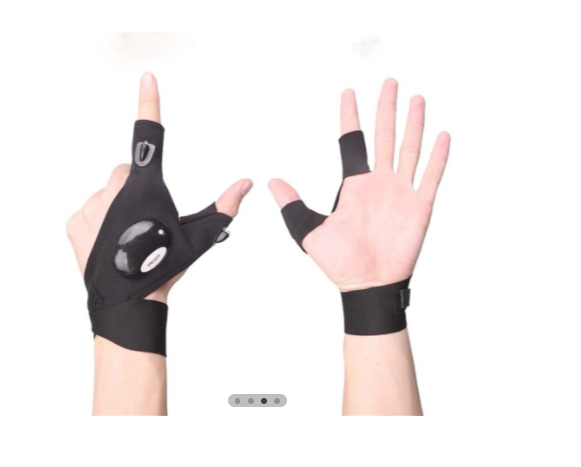 Miniatura 4 de Guante sin dedos con luz nocturna